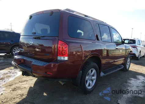 2011 Nissan Armada Sv from USA, damaged, VIN 5N1BA0NC9BN603538